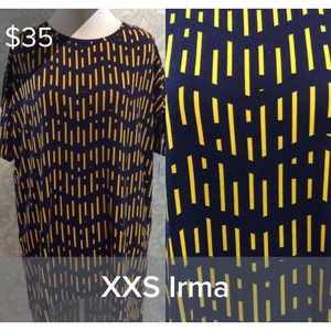 LuLaRoe Irma, XXS, NWT